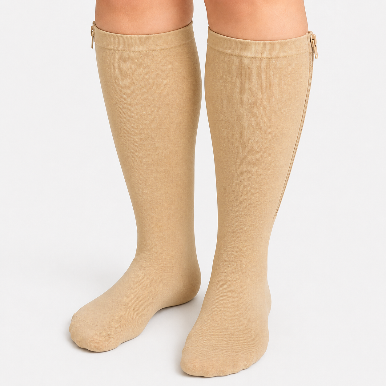 ZippFlow™ Compression Socks with Side Zipper