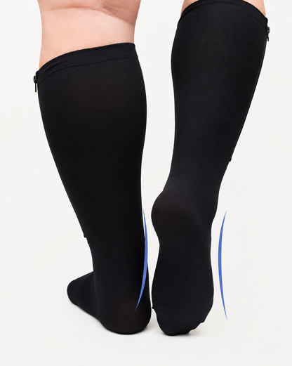 ZippFlow™ Compression Socks with Side Zipper
