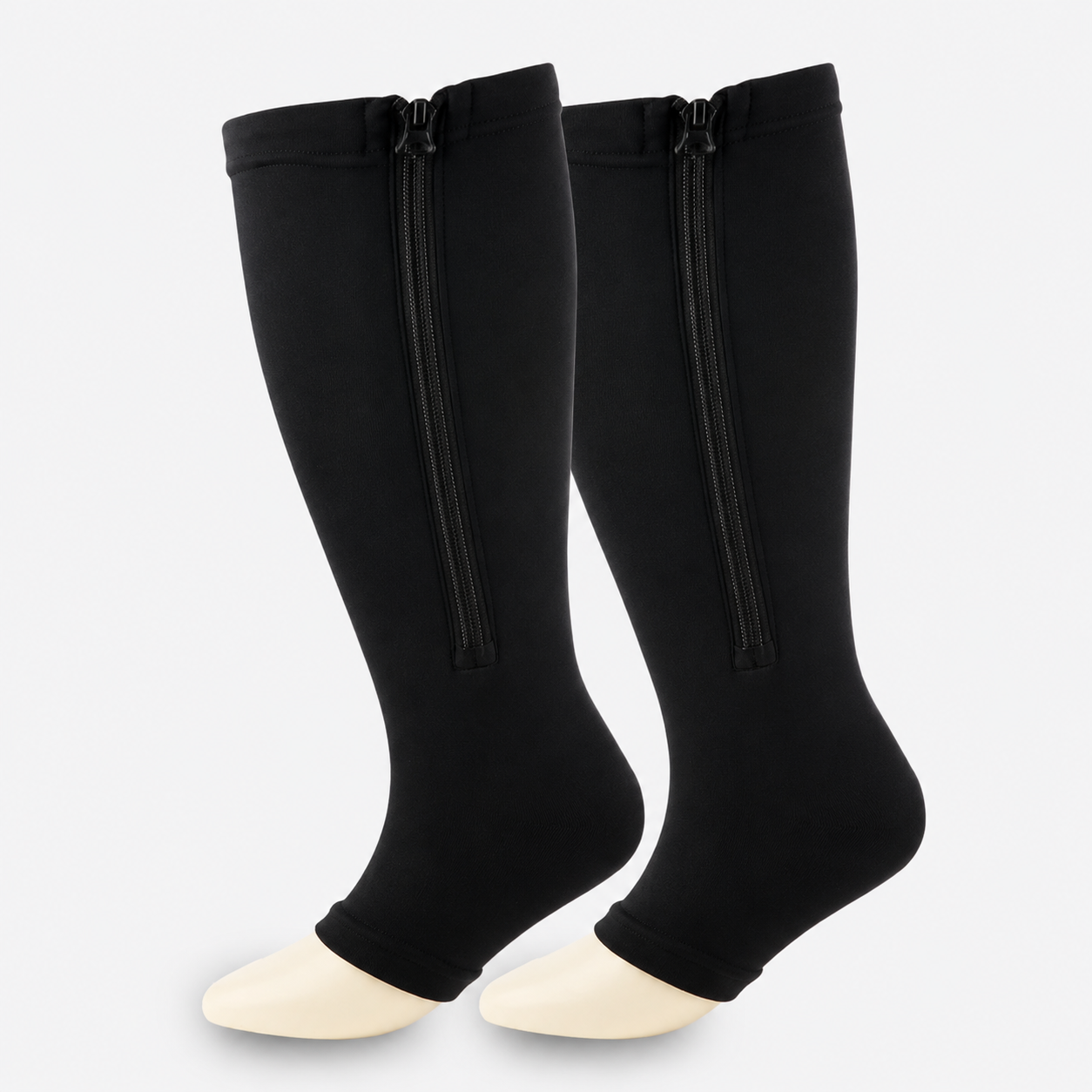 ZippFlow™ Compression Socks with Side Zipper